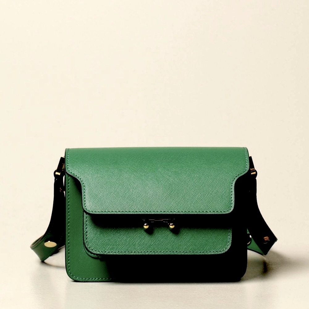 TRUNK MEDIUM BAG IN green